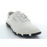 JAZARU CUIR BLANC MARINE
