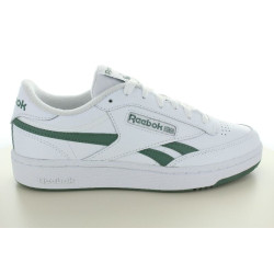 CLUB C REVENGE CUIR BLANC VERT VERT