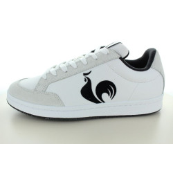 COURT ROOSTER CUIR BLANC NOIR