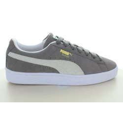 SUEDE CLASSIC GRIS BLANC