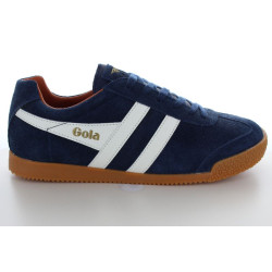 HARRIER SUEDE MARINE ECRU ORANGE