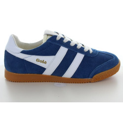 ELAN SUEDE BLEU BLANC