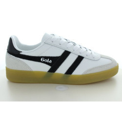 VIPER W CUIR BLANC NOIR GOMME