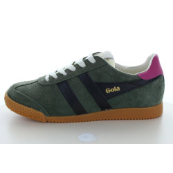 ELAN SUEDE VERT NOIR ROSE