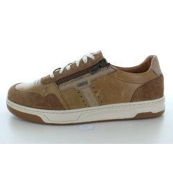 THEOZIP CUIR MARRON