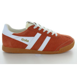 ELAN SUEDE ORANGE BLANC